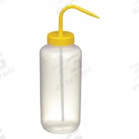 APPROVED VENDOR Wash Bottle: 1 L, No Imprinting, Yellow, Wide, Std Spout Spout, White (MPN 6FAU6). Key specifications — Closure Color: Yellow; Vented/Nonvented: Nonvented; Body Color: White; Brand: APPROVED VENDOR; Imprinting Group: No Imprinting or Write On.