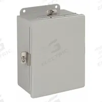 HOFFMAN Enclosure: Steel, 8 in x 6 in x 4 in, NEMA 12/13/4, Solid Cover, Clamp On (MPN A806NF). Key specifications — Closure Method: Clamps; Brand: HOFFMAN; Knockouts: Not Included.