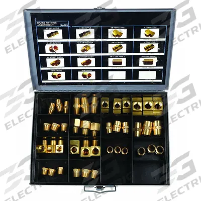 APPROVED VENDOR Pipe Fitting Kit: Class 150, 1,200 psi, C36000/C38500 Brass - Threaded Pipe Fititng Kits