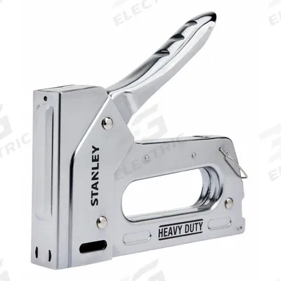 STANLEY Staple Gun: 7 5/16 in Overall Lg - Staple Guns