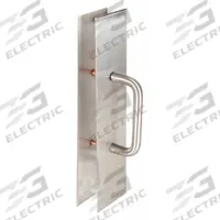 TRIMCO Door Pull Plate: 3 1/2 in Wd, 15 in Ht, Stainless Steel (MPN 1895-3.710CU). Key specifications — Material: Copper Alloy; Operation Type: Hand Pull; Brand: TRIMCO.
