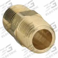 PARKER Metal Pipe Straight: Straight, 3/8 in x 3/8 in, Male NPT Threaded x Male NPT Threaded (MPN 216P-6). Key specifications — Maximum Operating Pressure: 1,000 psi.