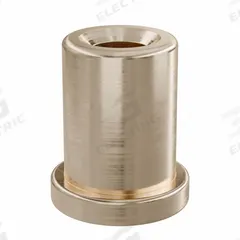 Flanged Sleeve Bearing: Bronze, SAE 841, 1/8 in Bore, 1/4 in OD, 3/8 in Lg, -35°F to 300°F, 10 PK (MPN FF207-03B). Key specifications — System of Measurement: Inch; Material Grade: SAE 841; Flange Type: Flanged; Brand: OILITE.