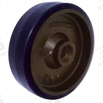 APPROVED VENDOR Caster Wheel: 8 in Wheel Dia., 4 in Wheel Wd, Polyurethane - Polyurethane Tread on Iron Core Wheels