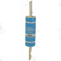 BUSSMANN Telecom Protection Fuse: TPN Series, Fast-Acting, Blade, 70 A, 170 V DC, 1 in x 5 7/8 in (MPN TPN-70). Key specifications — Series: TPN; Brand: BUSSMANN.