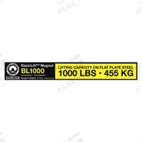 MAG-MATE Replacement Capacity Sticker: 900222, Below-the-Hook Lifting Magnets. Key specifications — Brand: MAG-MATE; Manufacturer Part Number: 900222; Product Type: Capacity Sticker.