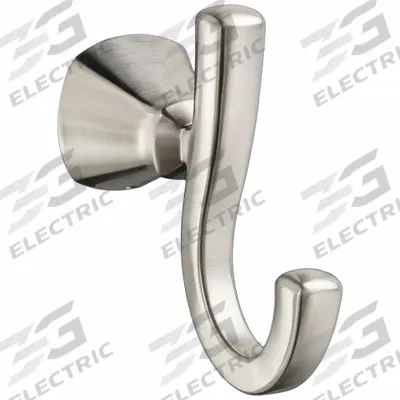 AMERICAN STANDARD Robe Hook: 4 1/8 in x 1 7/8 in x 4 3/8 in, Metal - Bathroom Hooks