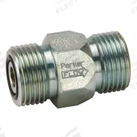 PARKER Hydraulic Check Valve: 5,000 psi, 75 gpm, 1 7/16 in, SAE O-Ring Face Seal (MPN DT-1000-MSMS-5). Key specifications — Body Material: Steel; Outlet Connection Type: SAE O-Ring Face Seal; Brand: PARKER; Inlet Connection Type: SAE O-Ring Face Seal.