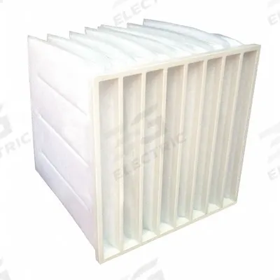 GRAINGER Pocket Air Filter: 24 in x 24 in x 24 in, MERV 11, White, Synthetic - MERV 11 Pocket Air Filters