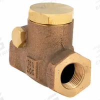 MILWAUKEE VALVE Swing Check Valve: Swing, Inline Valve Body, 3/8 in Pipe Size, FNPT x FNPT, Bronze (MPN 510T 3/8). Key specifications — Brand: MILWAUKEE VALVE.