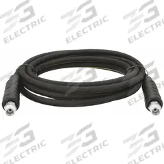 Hydraulic Hose Assembly: 3/8 in ID, NPTF x NPTF, 50 ft Lg, Black, 3/8 in x 3/8 in Fitting Size (MPN H9350). Key specifications — Hose Color: Black; Hose Tube Material: Rubber; Fitting Type: NPTF x NPTF; Manufacturer Part Number: H9350; Brand: ENERPAC.