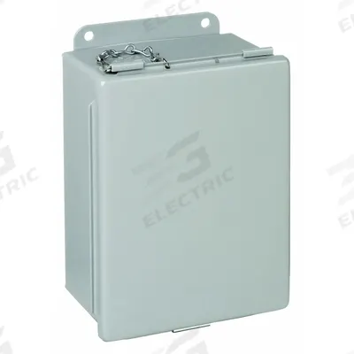 HOFFMAN Enclosure: Steel, 8 in x 6 in x 4 in, NEMA 12/13, Solid Cover - Steel Dust-Tight Enclosures