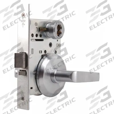 BEST Door Lockset: Classroom Lever Locksets, Chrome, ADA Compliant