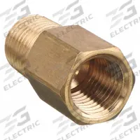 APPROVED VENDOR Metal Pipe Straight: Straight, 1/8 in x 1/8 in, Class 150, Brass, Adapter (MPN 6AYX2). Key specifications — Brand: APPROVED VENDOR.