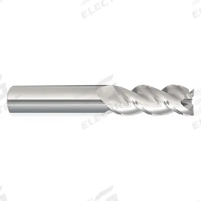 APPROVED VENDOR Corner Radius End Mill: Carbide, 3 Flute, 1/4" Mill Dia, 2" LOC, 0.015" Rad - Carbide Corner-Radius End Mills for Aluminum