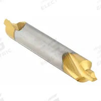 KEO Center Drill: Plain Type, #5/0, 90°, 1 1/4 in Overall Lg, TiN Coated High Speed Steel (MPN 906-000-011). Key specifications — Brand: KEO; End Type: Double End.