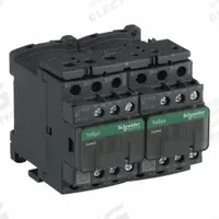 SCHNEIDER IEC Magnetic Contactor: Reversing, 3 Poles, 3NO Contacts, 18 A, 24V DC Coil (MPN LC2D18BD). Key specifications — Brand: SCHNEIDER; Integrated Surge Suppression: Yes.