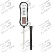 TAYLOR Digital Food Service Thermometer: Food Safety, LED, 8 1/4 in Overall Lg, 3/16 in Dia (MPN 9835). Key specifications — Accuracy: ±1°F; Brand: TAYLOR; Case Material: Plastic; Display Type: LED; Lens Material: Plastic; NSF Certified: No; Thermometer Type: Stem Thermometer; Metal Detectable: No.