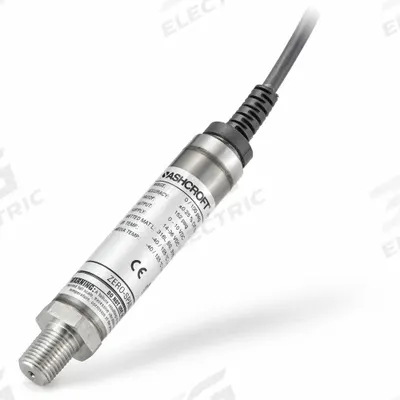 ASHCROFT Pressure Transmitter: 0 psi to 15 psi, 4 to 20mA DC, Cable, 1/2 in Male NPT - Pressure Transmitters with Cable & Wire Leads