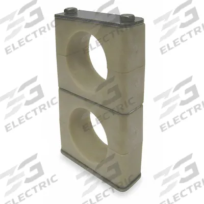 BEHRINGER PIPE SYSTEMS Beta Clamp: Smooth Bore, 316 Stainless Steel Clamp, Santoprene Cushion (MPN SKSBX7350-SP) - Smooth-Core Beta Clamps