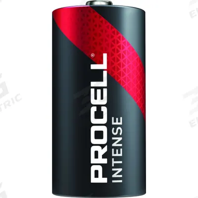 DURACELL PROCELL Battery: C, Premium, Alkaline, 1.5V DC, Procell Intense