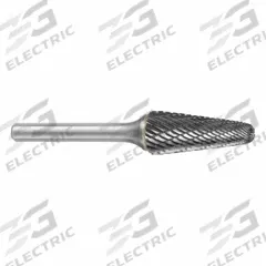 SGS PRO Carbide Bur: Ball-Nosed Cone, SL-5, Double Cut, 5/8" x 1 3/16" Head, 1/4" Shank (MPN 15278). Key specifications — Trade Number: SL-5; Brand: SGS PRO.