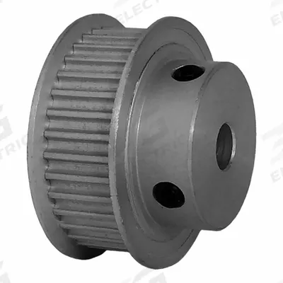Dayton Timing Pulley: Modified Curvilinear, Fixed, For GT Timing Belt Section - GT Section Fixed-Bore Timing Pulleys with Hub