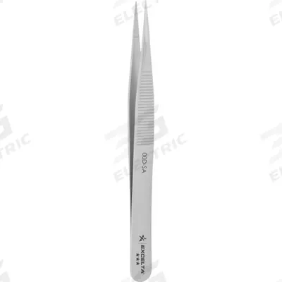 EXCELTA Tweezers: Stainless Steel, Point, Straight Tip - High-Precision Tweezers