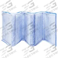 GRAINGER Link Air Filter: 25 in x 15 in x 1 in, 15 in Section Wd, 5 Sections, 3 Ply, MERV 8 (MPN 2DXX5). Key specifications — Performance Rating: MERV 8; Brand: GRAINGER; Media Material: Synthetic.