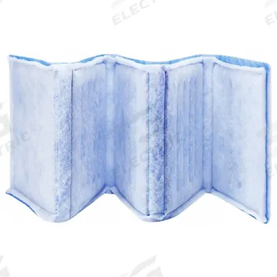 GRAINGER Link Air Filter: 25 in x 15 in x 1 in, 15 in Section Wd, 5 Sections, 3 Ply - MERV 8 Link Air Filters