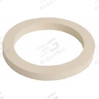 Cam and Groove Gasket: 1 in For Coupling Size, White, 1 9/16 in Outside Dia, Flat, 0.25 in Thick (MPN GASK-QCWN100-G). Key specifications — Color: White; Color Code Stripe: None; Metal Detectable: No; Durometer: 60A; Gasket Material: Nitrile; Brand: APPROVED VENDOR.
