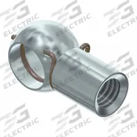BANSBACH EASYLIFT Ball and Socket End Fitting: Zinc-Plated Steel, 9.98 mm Socket Hole Size (MPN 96852). Key specifications — Brand: BANSBACH EASYLIFT; Rod Thread Size: M8; Socket Hole Size: 9.98 mm; Material: Zinc-Plated Steel.