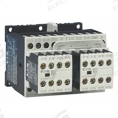 EATON Magnetic Contactor: Reversing, 3 Poles, 3NO Contacts, 12 A - Reversing IEC Contactors