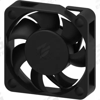 Dayton Axial Fan: 8 cfm Airflow @ 0.000 in SP, 1 9/16 in Ht, 3/8 in Dp, Lead Wires - Standard Square Axial Fans