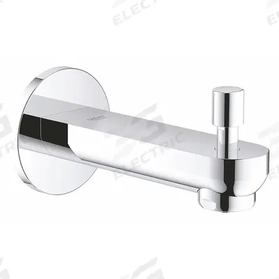GROHE Bathtub Spout Diverter: 1/2 in Connection Size, NPT Connection - Bathtub Spouts with Pull-Up Diverters