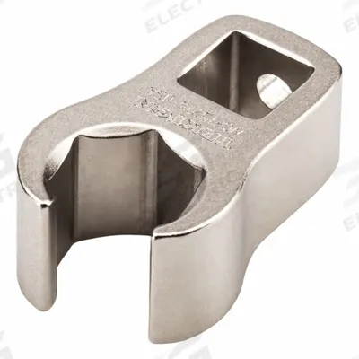 TEKTON Crowfoot Wrench: Steel, Satin Nickel, 3/8 in Drive Size, 1/2 in Head Size - SAE Flare Nut Crowfoot Wrenches