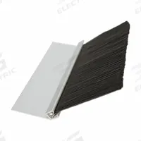 AMERICAN GARAGE DOOR SUPPLY Brush Seal: 45° Angle, Polypropylene, 1 1/3 in Brush Lg, 94 in Holder Lg (MPN BP4122-94). Key specifications — Brush Material: Polypropylene; Includes: Galvanized Self-Drilling Mounting Screws; Width Type: Single; Brand: AMERICAN GARAGE DOOR SUPPLY.