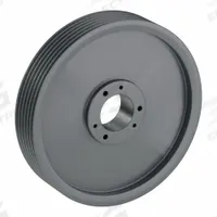 APPROVED VENDOR V-Belt Pulley: 3V1400, 6 Groove, 14 in OD, Bushed Bore, SF, For 3V/3VX Belt Section (MPN 63V1400SF). Key specifications — Pulley Industry Number: 3V1400; Pitch Diameter: 14 in (3V); For Belt Section (broad, with similar types): 3V or 3VX.