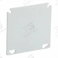 CANTEX Plastic Ring Cover: Blank, PVC, 4 in Overall Lg, 4 in Overall Wd, 0.1 in Overall Dp (MPN EZXKLR). Key specifications — Brand: CANTEX; Material: PVC; Cover Design: Blank.