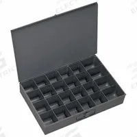 Compartment Drawer: 13 5/8 in x 9 7/8 in x 2 1/8 in, 24 Compartments, 0 Dividers, Gray, Piano (MPN 202-95-D919). Key specifications — Color: Gray; Compartment HxWxD: (20) 2-3/16 in x 1-15/16 in; Number of Compartments: 24; Removable Dividers: No; Compatible Manufacturer Model Number: 306; Brand: DURHAM MFG.
