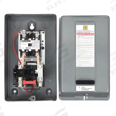 SQUARE D Definite Purpose Magnetic Motor Starter: Non-Reversing, 2 Poles - Enclosed Non-Reversing Starters with Thermal Overloads