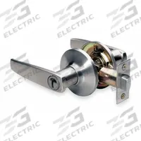 MASTER LOCK Door Lockset: Privacy Lever Locksets, Nickel (MPN SLL0315). Key specifications — Ligature Resistance: Not Ligature-Resistant; Brand: MASTER LOCK; Visual Indicator Message: No Message; Lockset Style: Straight; ADA Compliant: No; Finish: Satin Nickel-Plated, Clear Coated : Steel.