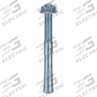 MKT FASTENING Wedge Anchor: 10 in Overall Lg, 7/8 in Dia, 7/8"-9 Thread Size, 4 in Thread Lg - Steel Wedge Anchors