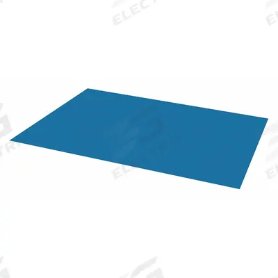 KENNEDY Magnetic Tool Storage Sheet: 24 in x 18 in x 1/32 in, Vinyl, Blue - Magnetic Tool-Organization Cutout Sheets for Pegboard
