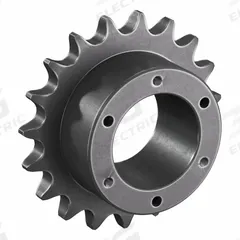 TRITAN Sprocket: For 80 Chain, 19 Teeth, 6.076 in Pitch Dia, 6.59 in Outside Dia, Steel (MPN 80SK19H). Key specifications — Brand: TRITAN; Required Bushing Series: SK.