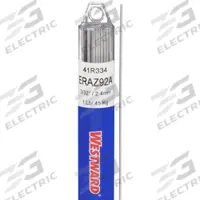 WESTWARD TIG Welding Rod: Magnesium, ERAZ92A, 3/32 in x 36 in, 1 lb (MPN 41R334). Key specifications — Tensile Strength (As Welded): 25 ksi; Brinell Hardness: 65 BHN; Yield Strength (As Welded): 14 ksi; Brand: WESTWARD.