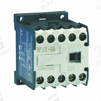 EATON Mini Control Relay: DIN-Rail Relay Mounting, 120V AC Coil Volt, 2NO/2NC - DIN Rail-Mounted Relays