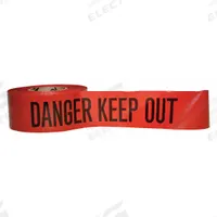 APPROVED VENDOR Barricade Tape: 3,000 ft Lg, 3 in Wd, Danger Keep Out Legend, Polyethylene (MPN 101349). Key specifications — Tape Message: Danger Keep Out; Message Color: Black; Brand: APPROVED VENDOR.