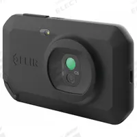 FLIR Thermal Camera: 54° x 42°, USB/Wireless, 640 x 480, FLIR C Series, Digital Display (MPN FLIR C5). Key specifications — Focus Method: Fixed; Manufacturer Part Number: FLIR C5; Brand: FLIR; Field of View: 54° x 42°; Intrinsic Safety: Not Specified Intrinsically Safe; Lens Angles Included: 54°; Features_Broad: Flashlight.