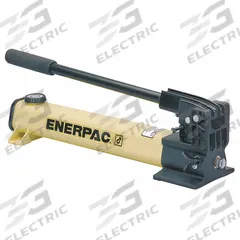 ENERPAC Hydraulic Hand Pump: 2 Stages, Single Acting, 200 psi Max. Pressure 1st Stage, Aluminum (MPN P142). Key specifications — Brand: ENERPAC; Cylinder Compatibility: Single Acting.